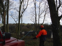  using the capstan
